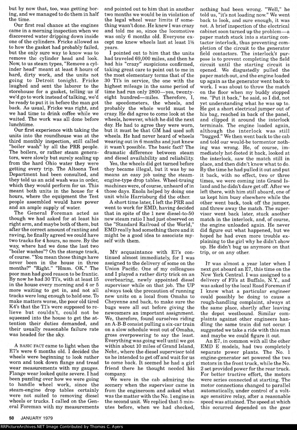 E7: "A Reputation For Reliability," Page 50, 1979